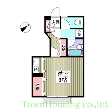 鹿島アパートの物件間取画像